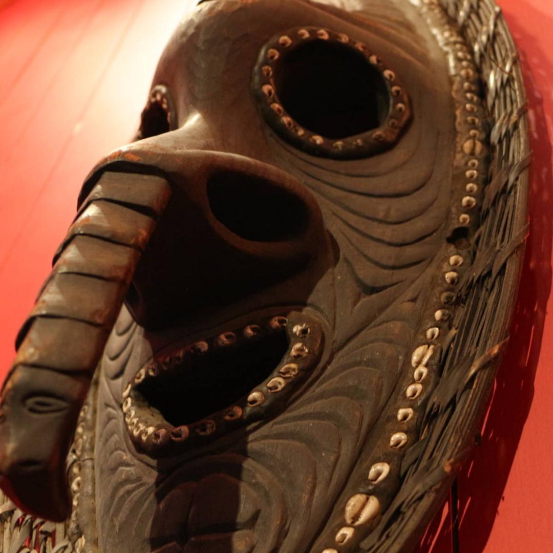 フォークアート アフリカ 壁掛け 壁飾り 民族 木彫 ヴィンテージ 彫刻