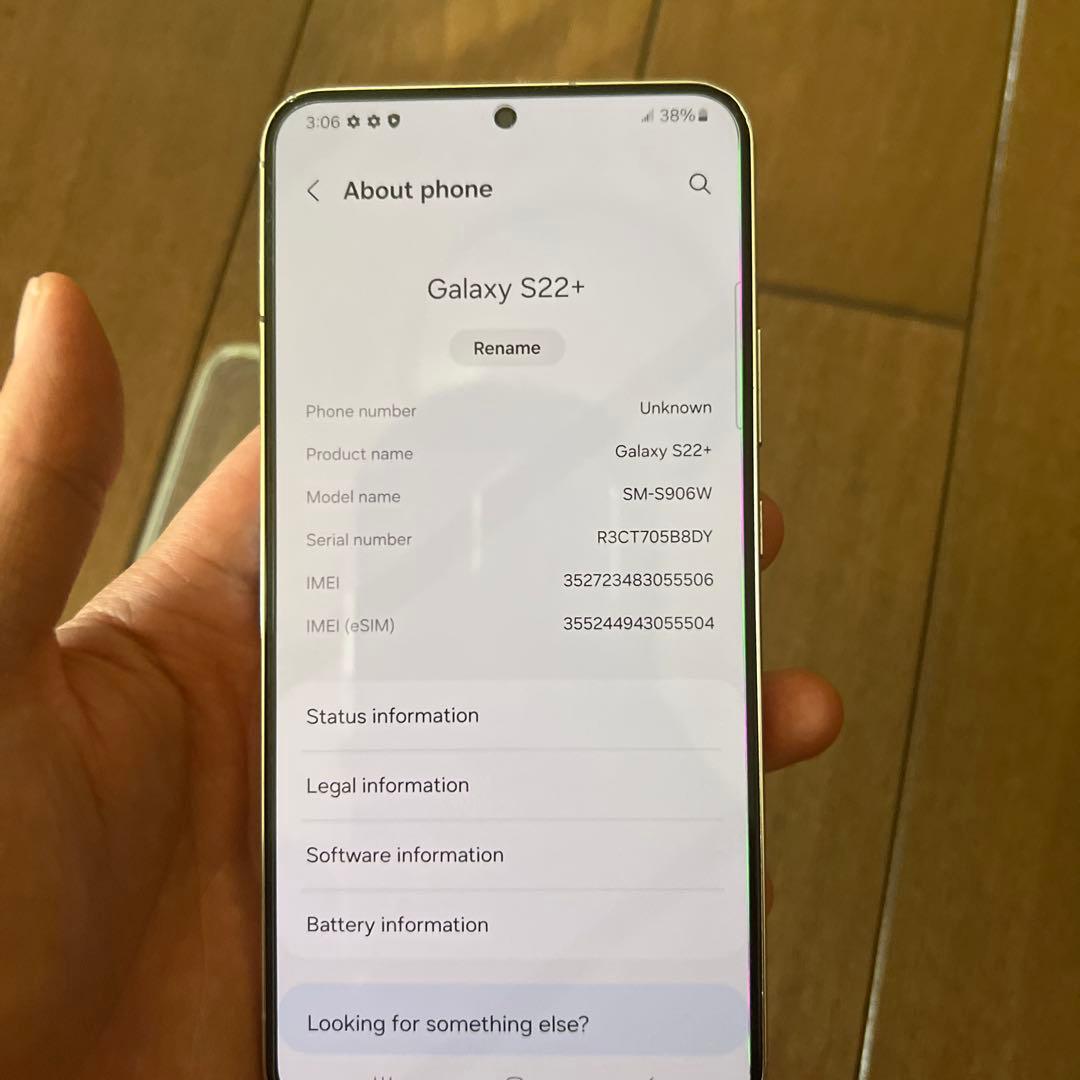 Galaxy s22plus グローバル版　128gb