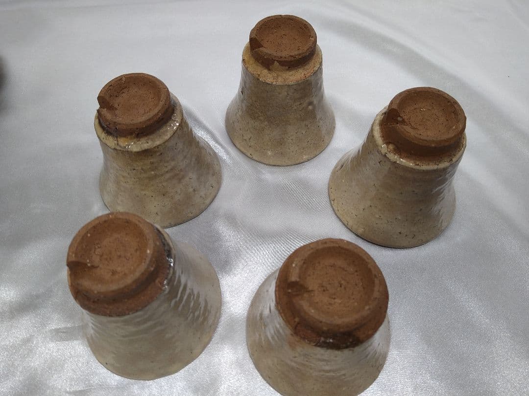 11代大和松緑 萩焼 番茶器揃 松緑窯 茶器 茶道具 陶芸品 美品