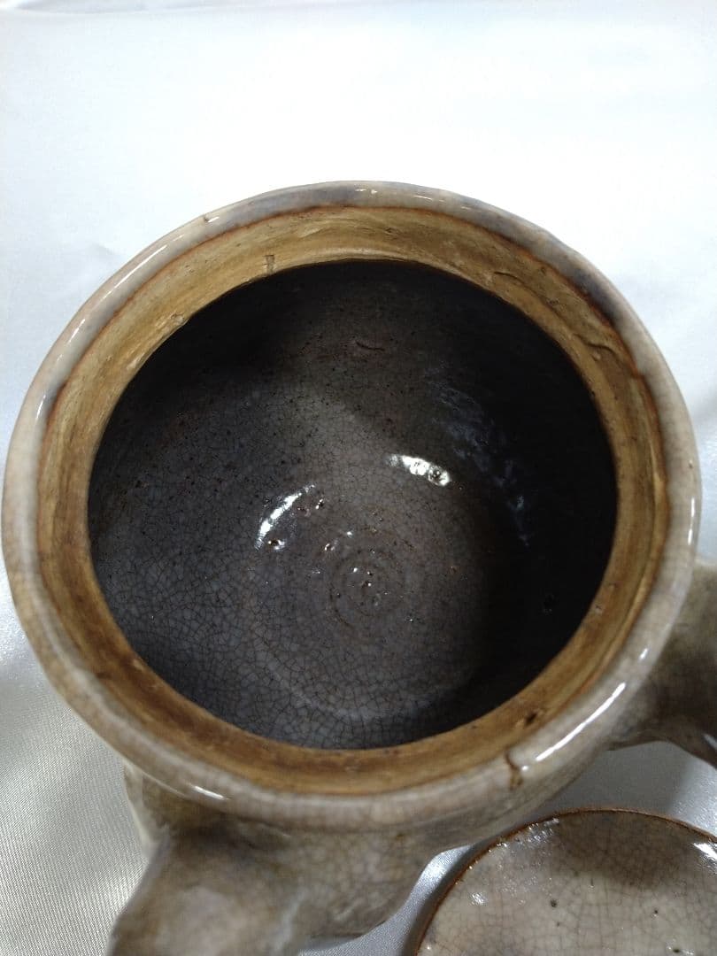 11代大和松緑 萩焼 番茶器揃 松緑窯 茶器 茶道具 陶芸品 美品