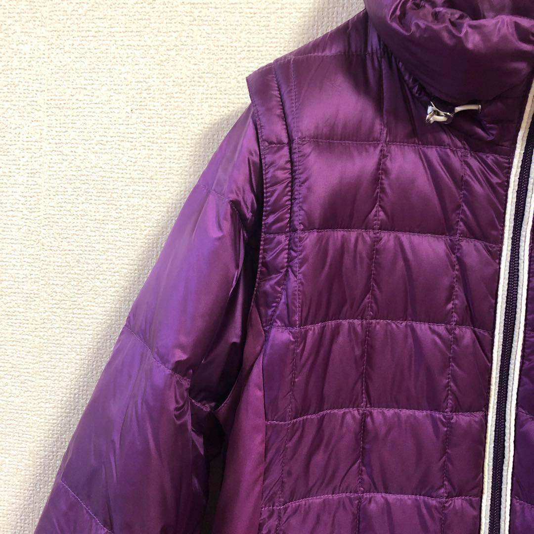 週末セール❗️美品マンシングウェア ダウンジャケット ２WAY Mハンガリーグース