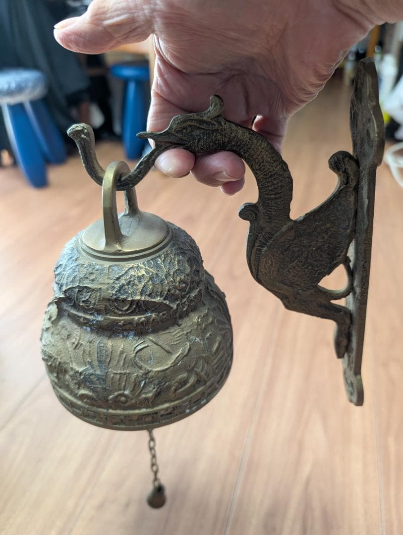 アンティーク.真鍮.ドアベル.チャイム.MARCO