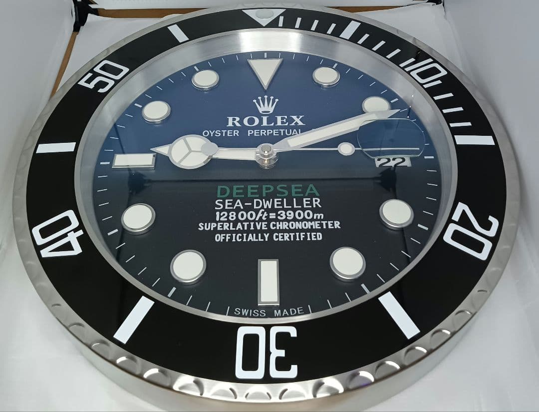 新品未使用　サブマリーナ　シードゥエラー　拡大鏡　掛け時計　非売品