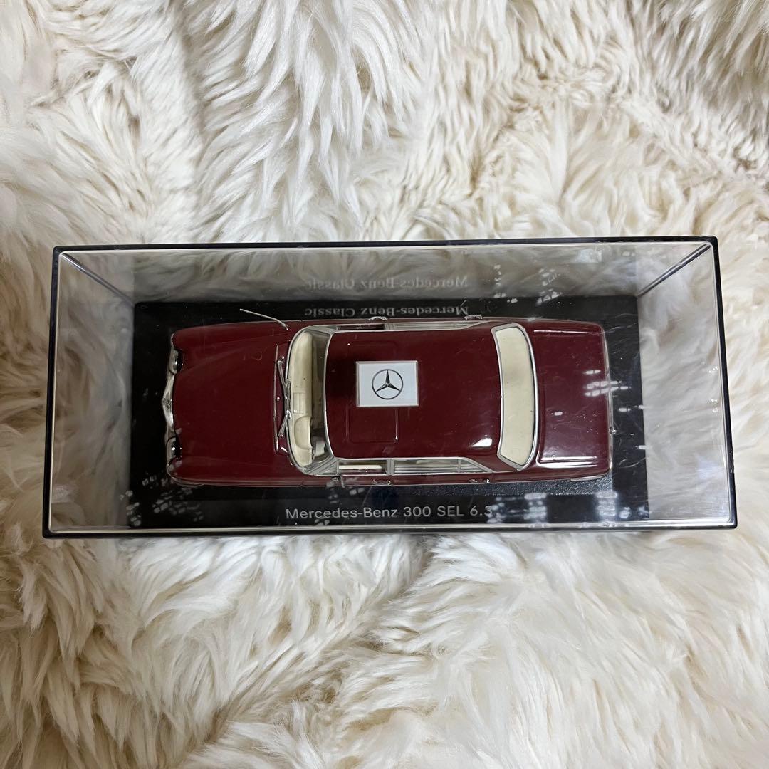 Mercedes-Benz 300 SEL 6.3 ワインレッド 1/43