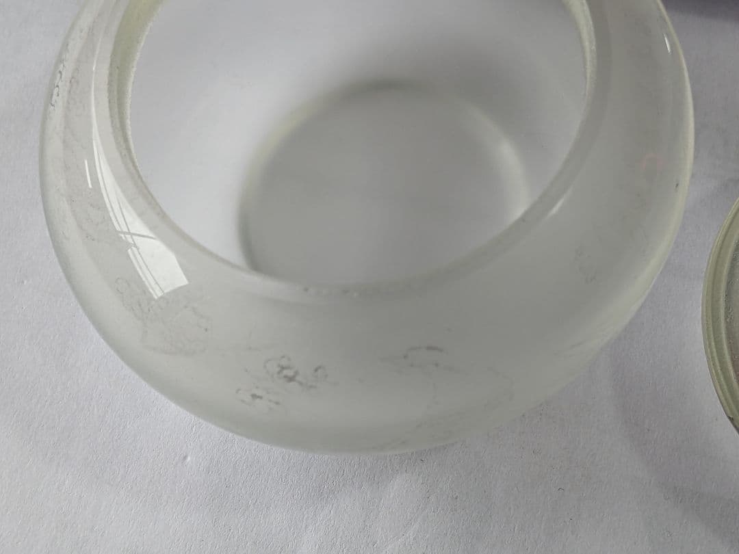 ♦中国 古玩 古美術品 ガラス絵 化粧入 蓋付き瓶 壺 化粧道具 鼻煙壺 骨董品