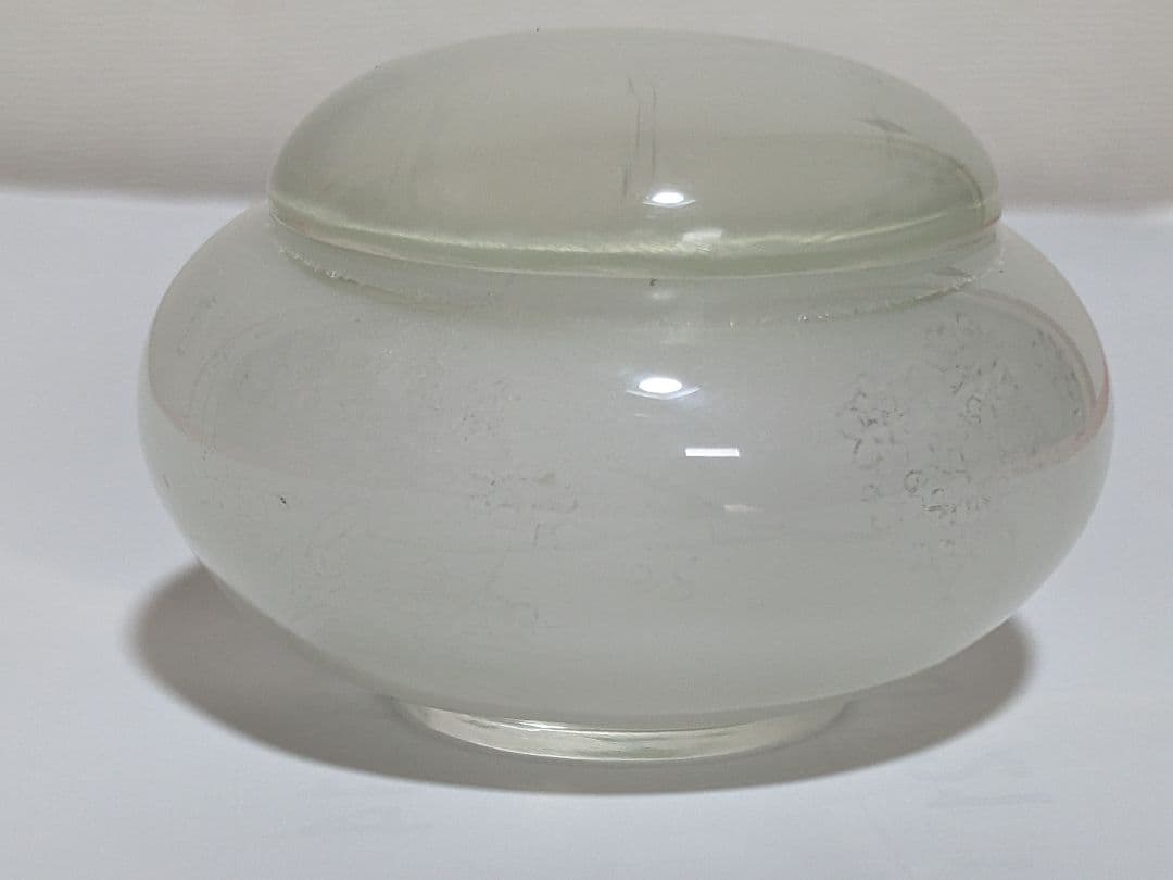 ♦中国 古玩 古美術品 ガラス絵 化粧入 蓋付き瓶 壺 化粧道具 鼻煙壺 骨董品