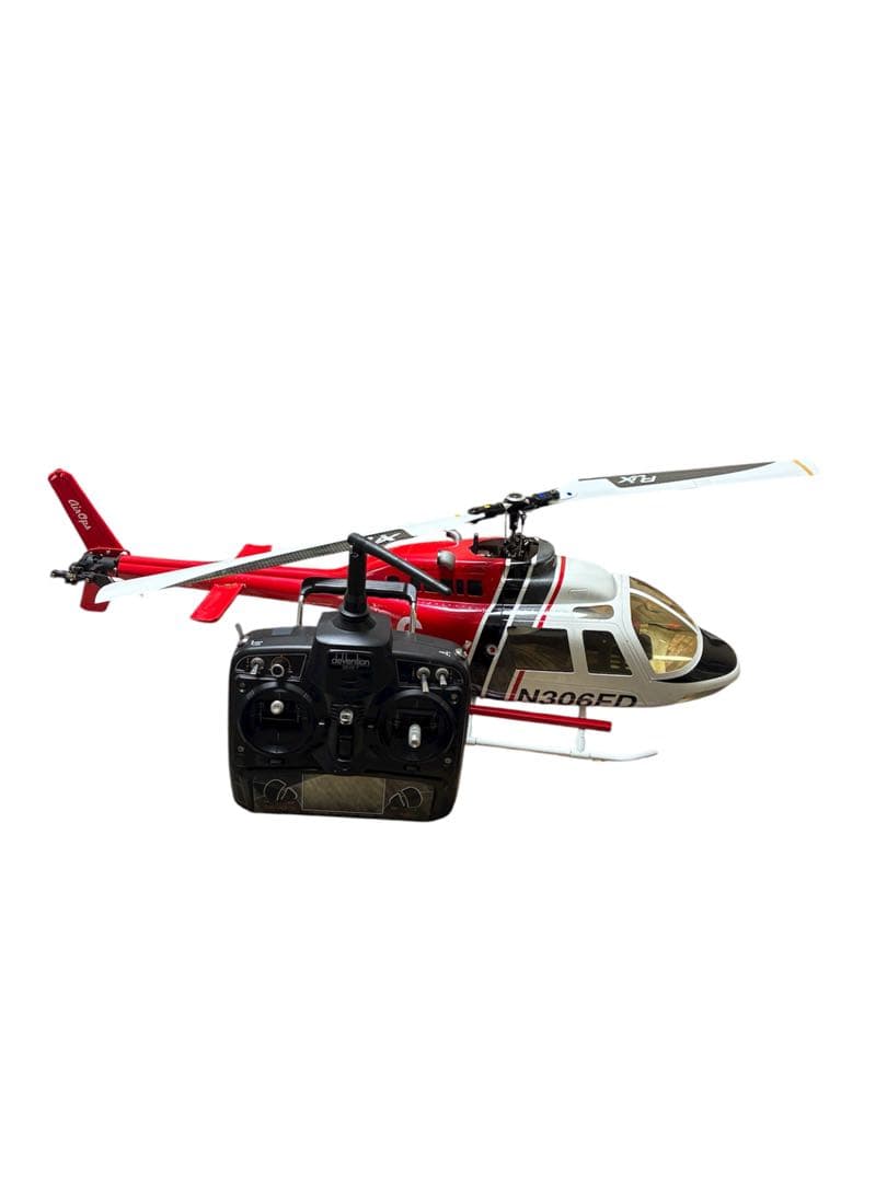 スケールヘリ　N306ED ヘリコプター 送信機付き