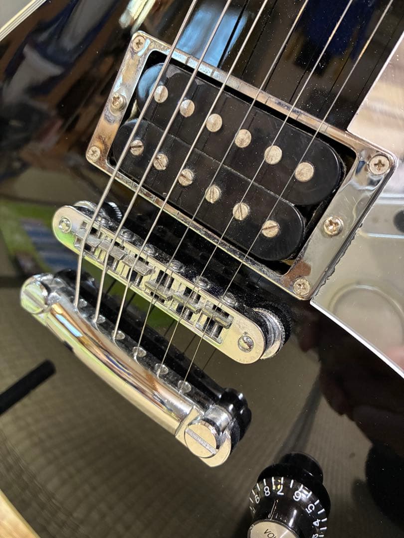 レスポールスタイル エレキギター ブラック フェルナンデスbruny