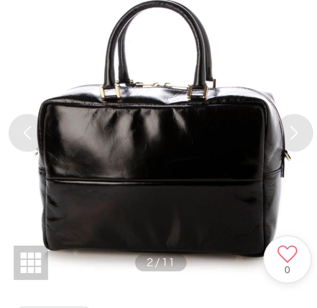 ピモンテ　CHRISTIAN VILLAスクエアファスナーボストンバッグ