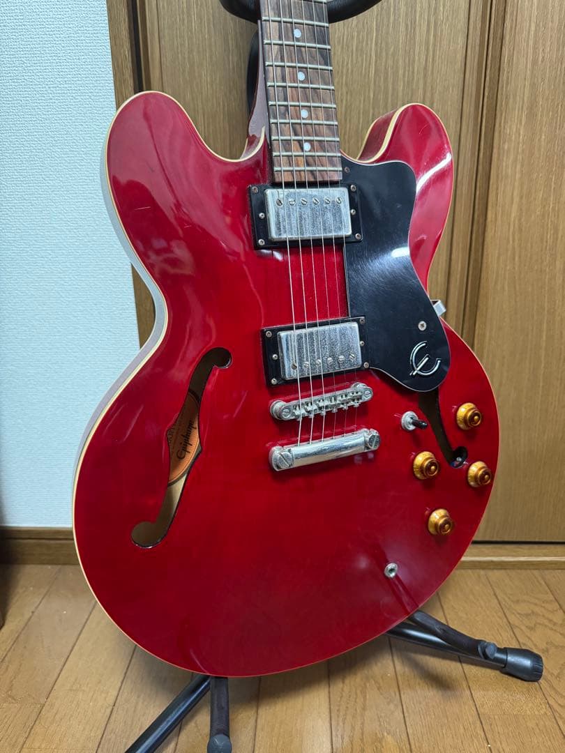 Epiphone ES-335 Dot Cherry【ストラップ・ケース付属】