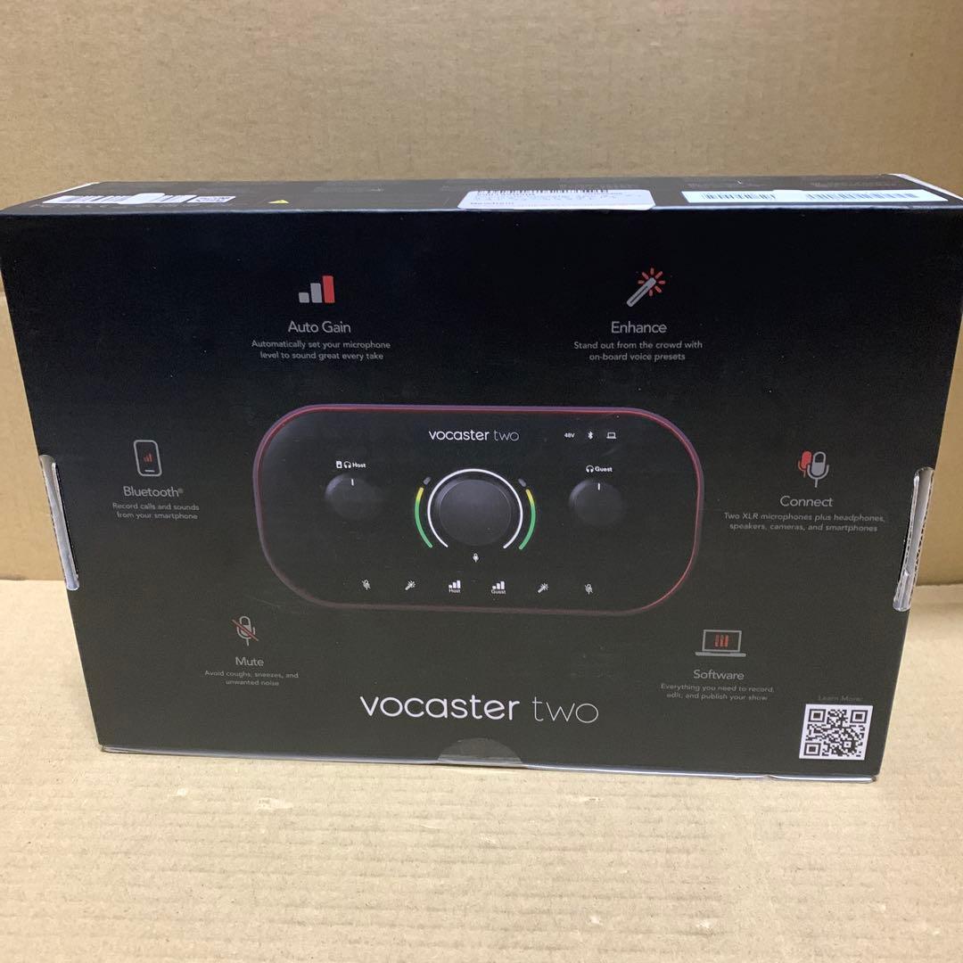 未開封　Focusrite Vocaster Two オーディオインターフェイス