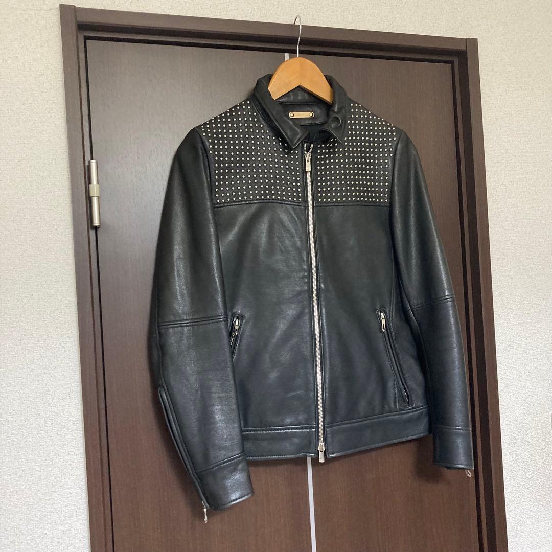 5351 HOMMES DIRECTOR'S スタッズレザージャケット S 美品