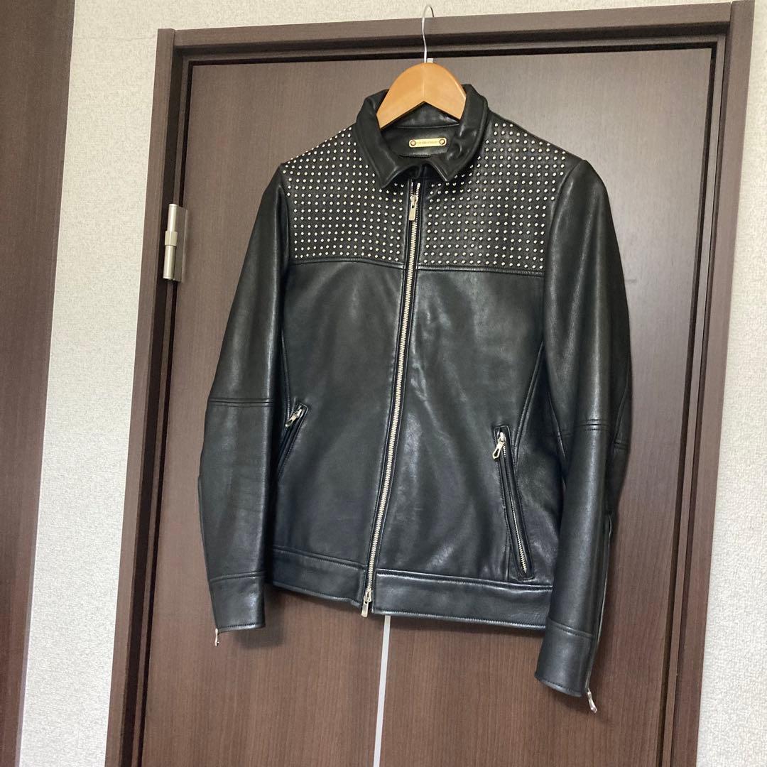 5351 HOMMES DIRECTOR'S スタッズレザージャケット S 美品