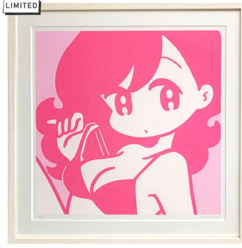 2点　conix シルクスクリーン オリジナル作品 cover girl