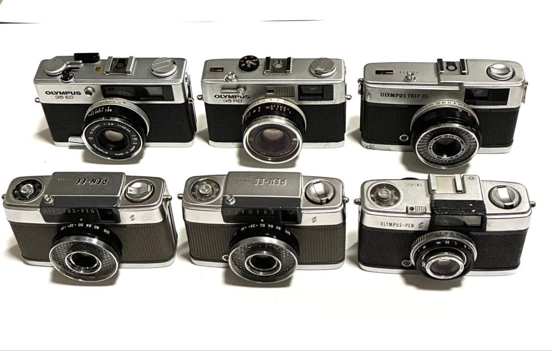オリンパス PEN・EE、EES、35ED、35RC- 2他　カメラ6台セット