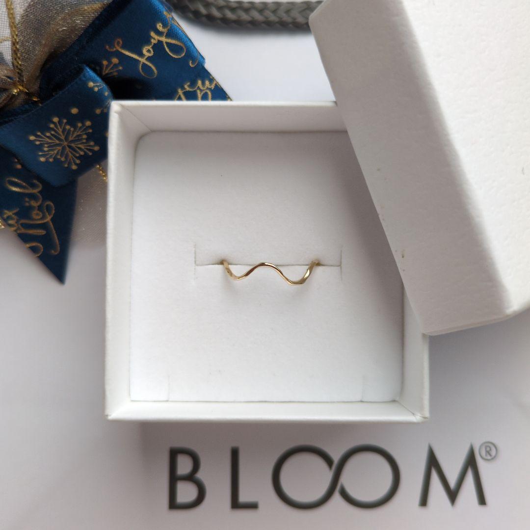★未使用★BLOOM K10 ゴールド リング 13号 保証書・箱・ショッパー付