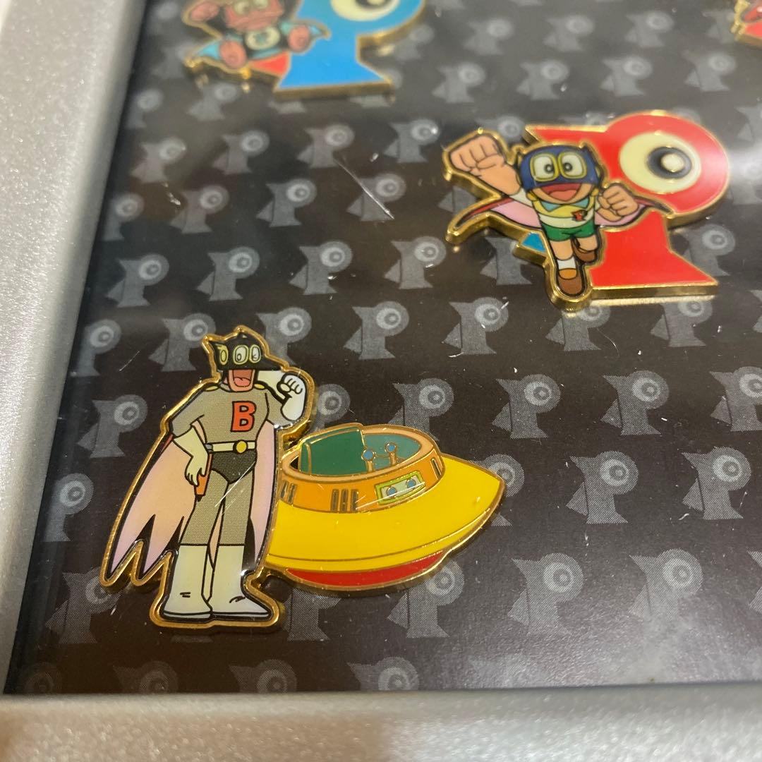 藤子不二雄　パーマン　ピンバッジ　5種セット　昭和　レトロ　額入り　箱