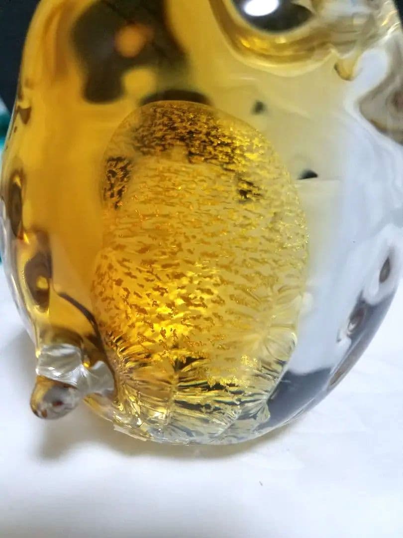 津軽びいどろ、フクロウ、3個セット☆