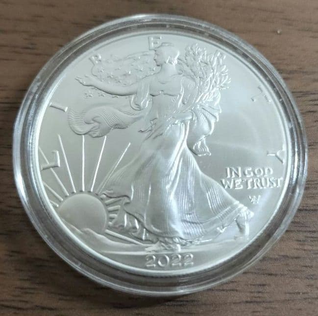 2022年製 アメリカイーグル・ウォーキング・リバティ 銀貨 1オンス 新品1枚