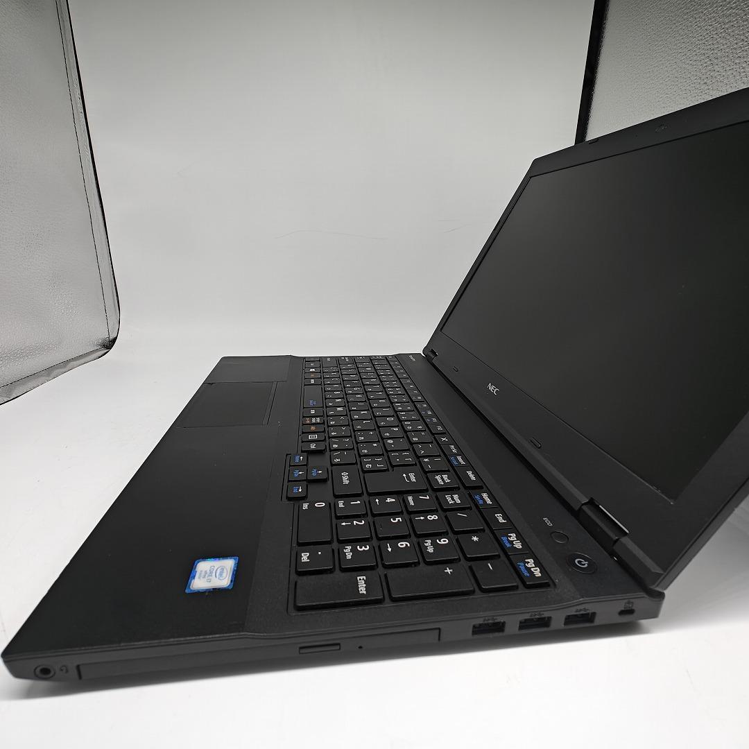 【NEC】高性能i7 新品SSD256GB 8GB 黒 オフィス付きノートPC
