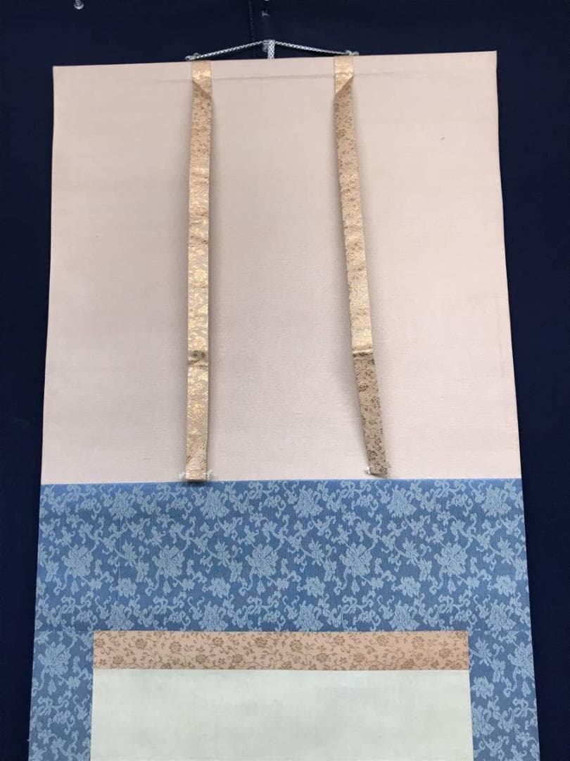 【真作】秀峰/薔薇に雀図/バラ図/雀図/花鳥図/掛軸/名家伝来/AC-772