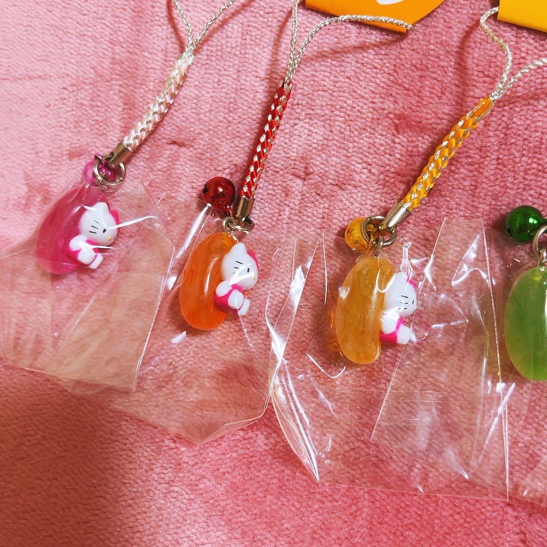 希少レア　ハローキティ　根付け　2007 ビーンズキティ　サンリオ　平成レトロ