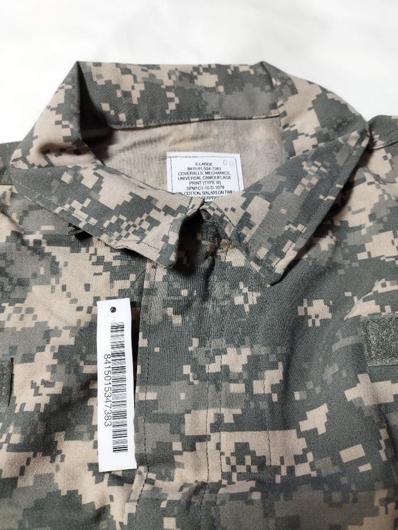 (4998)米軍実物　ＡＲＭＹメカニックスカバーオール　新品未使用　レア