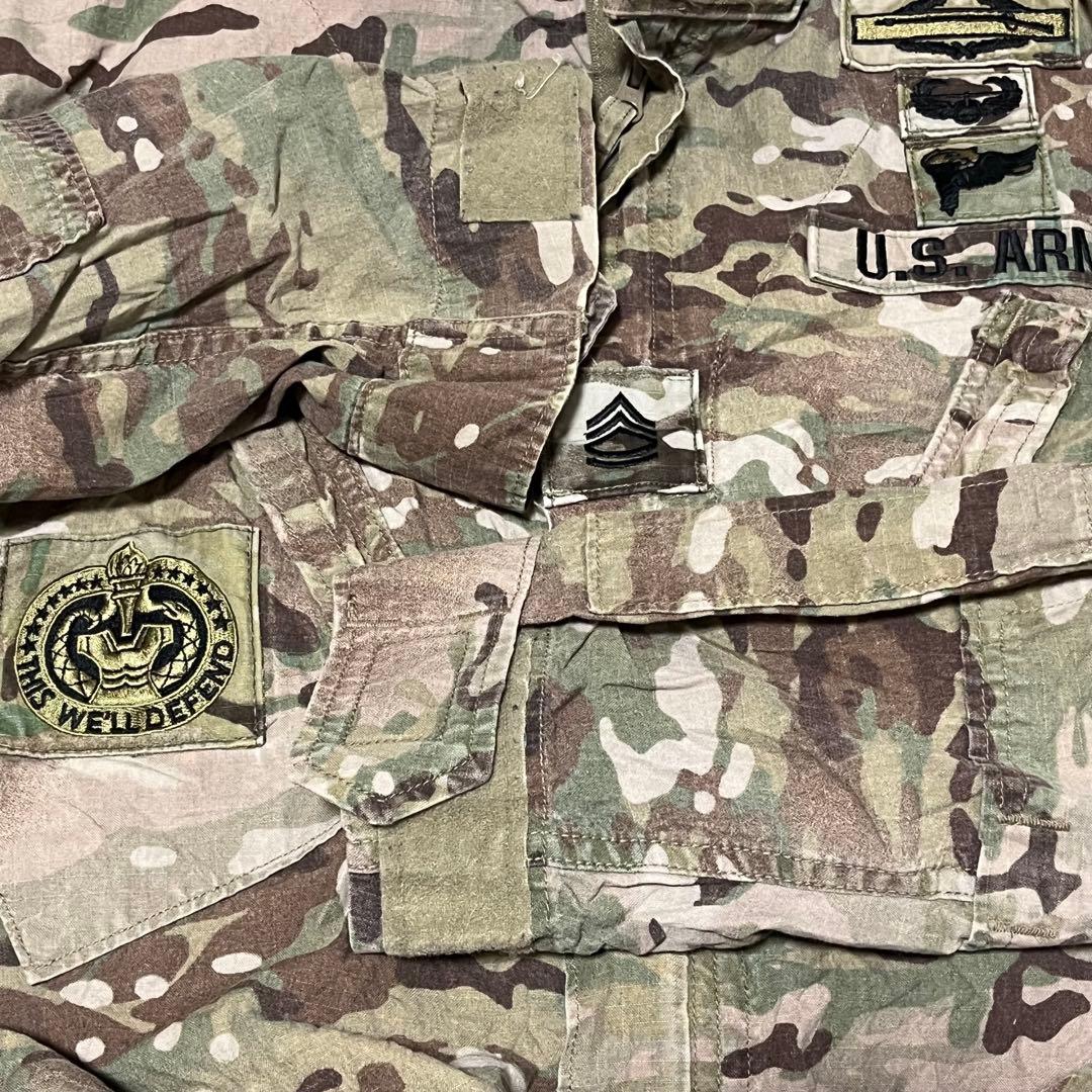 V6 レア 米軍放出品 U.S.ARMY コンバットジャケット マルチカム L