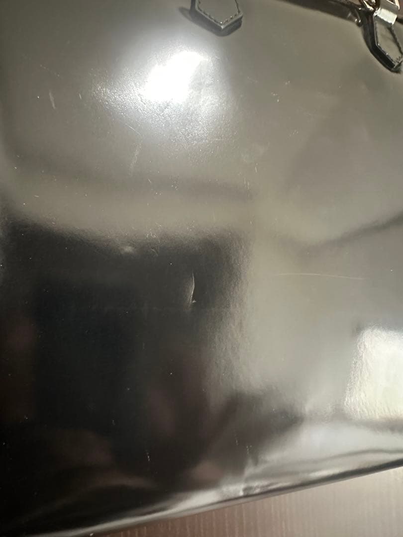 GUCCI ブラック バンブーレザービジネスバッグ