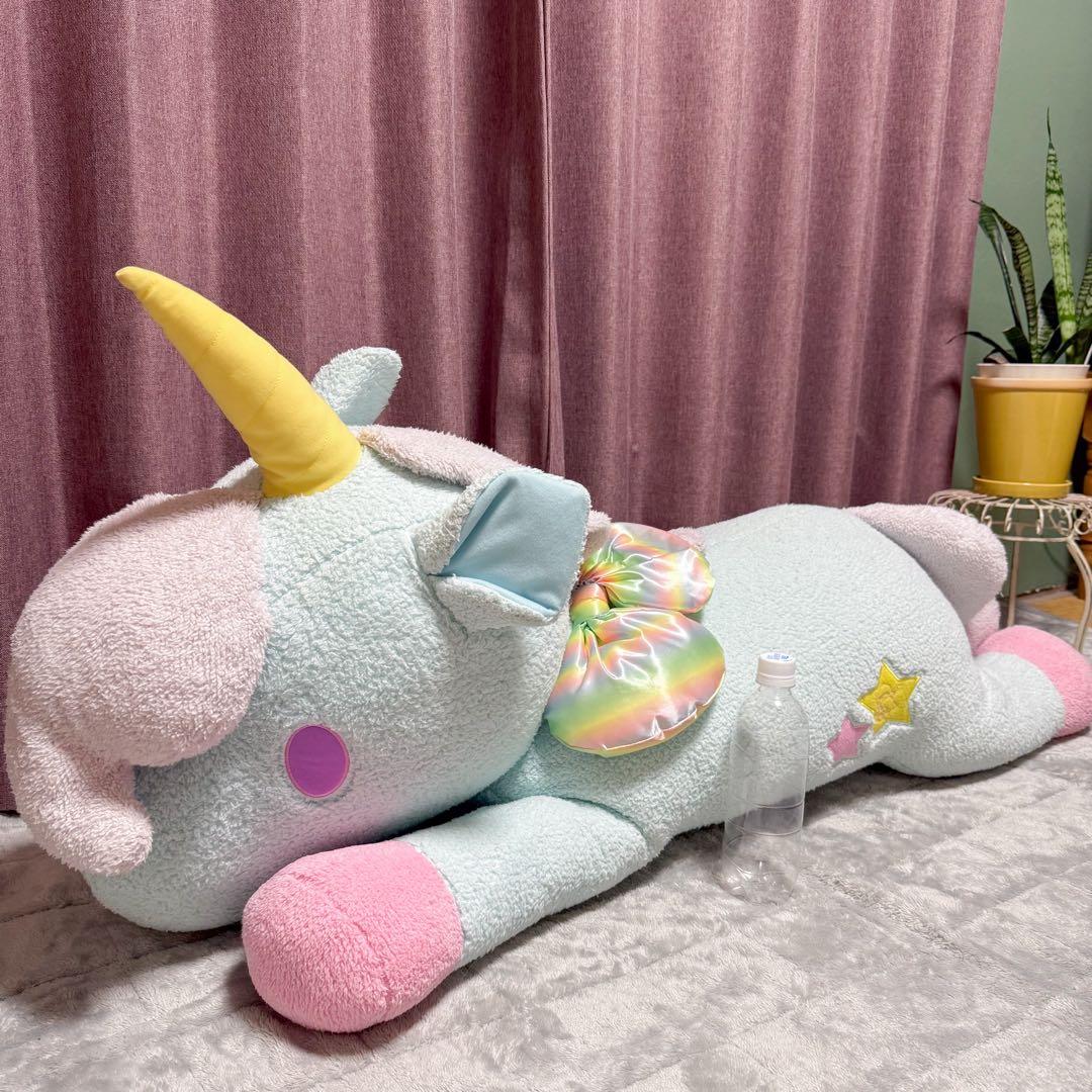 ［キキララ］ユニコーン巨大ぬいぐるみ