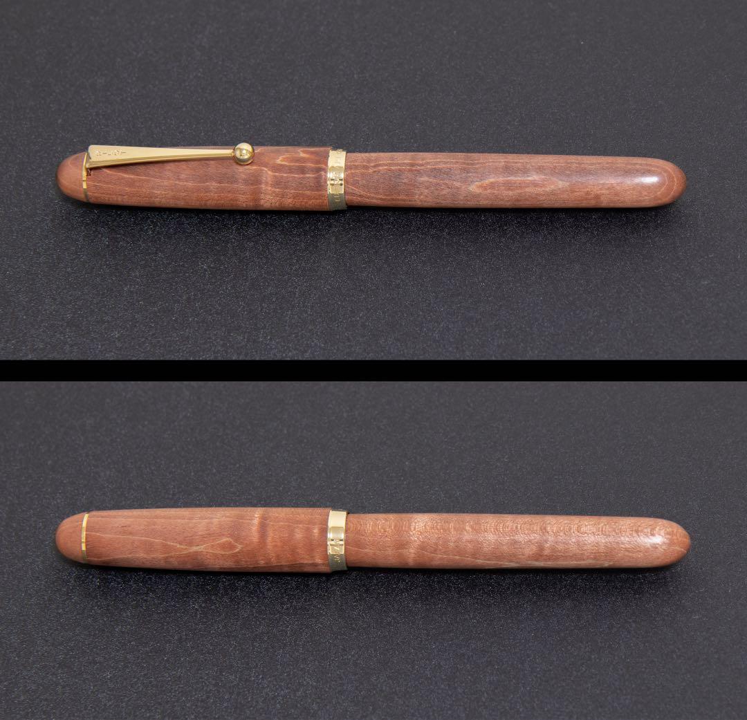 【杢】パイロット カスタムカエデ M 楓 万年筆　PILOT お辞儀ニブ