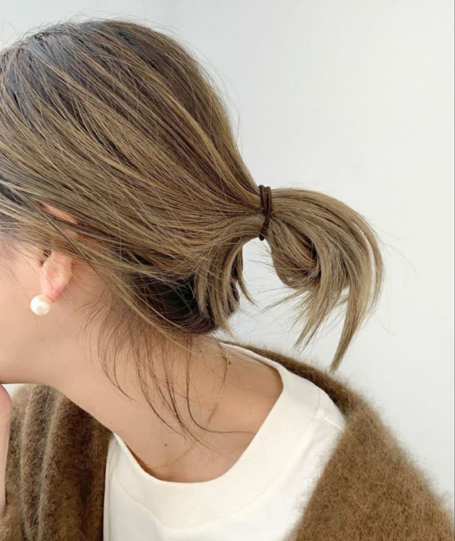 金子綾　クードル　パールピアス