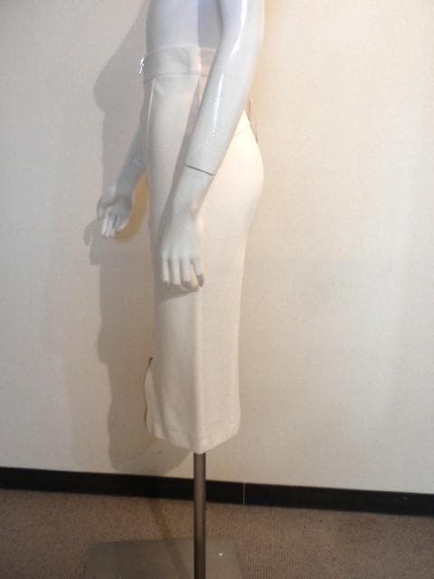 入荷◆リナシメント◆素敵アイボリーホワイト！定番人気のペンシルタイトスカート！M