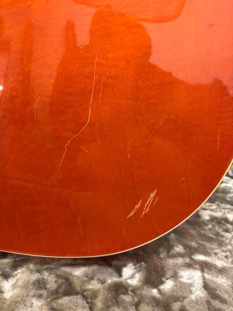 GRETSCH 廃盤 G6119B セミアコースティックエレキベース オレンジ