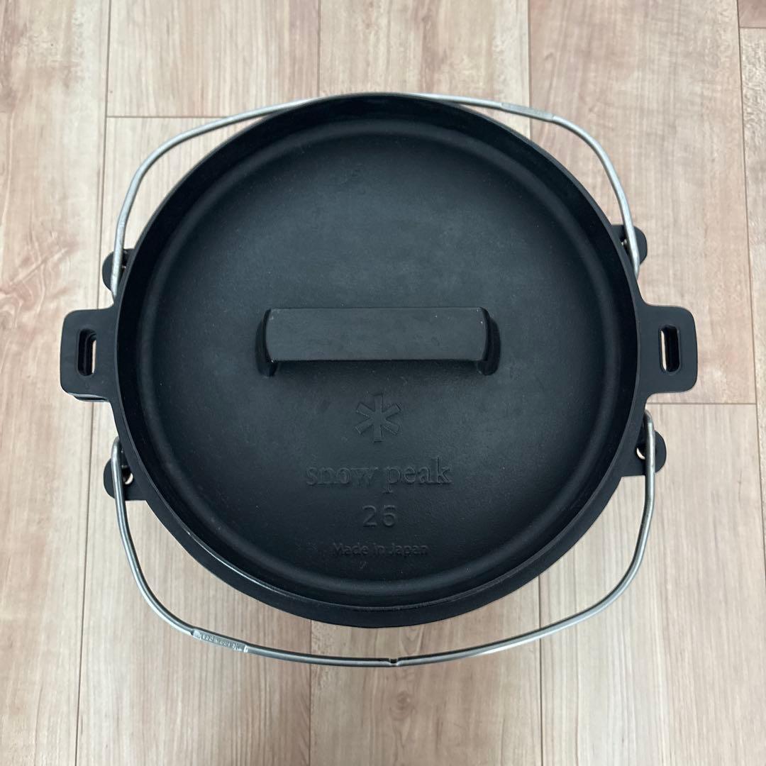  peak 和鉄ダッチオーブン 26 スキレット スノーピーク