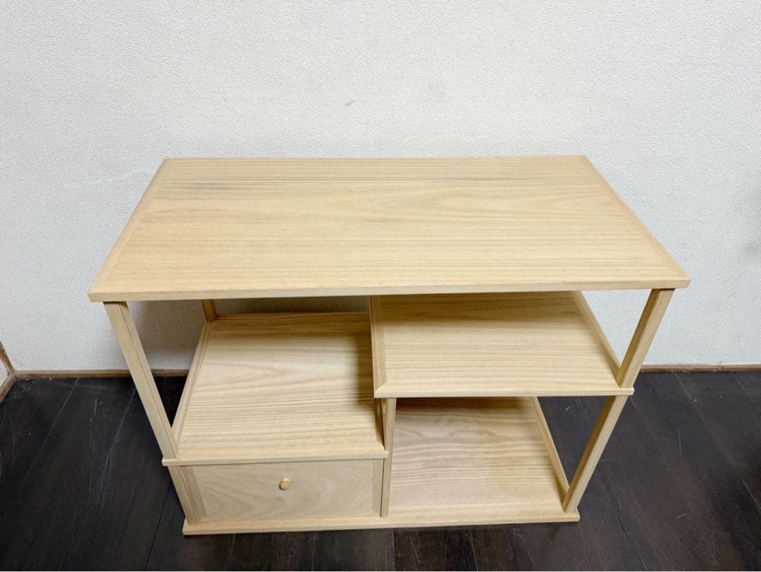 茶道具 桐木地 袋棚 利休袋棚 志野棚 組立式 炉用 煎茶道具 大棚 紙箱