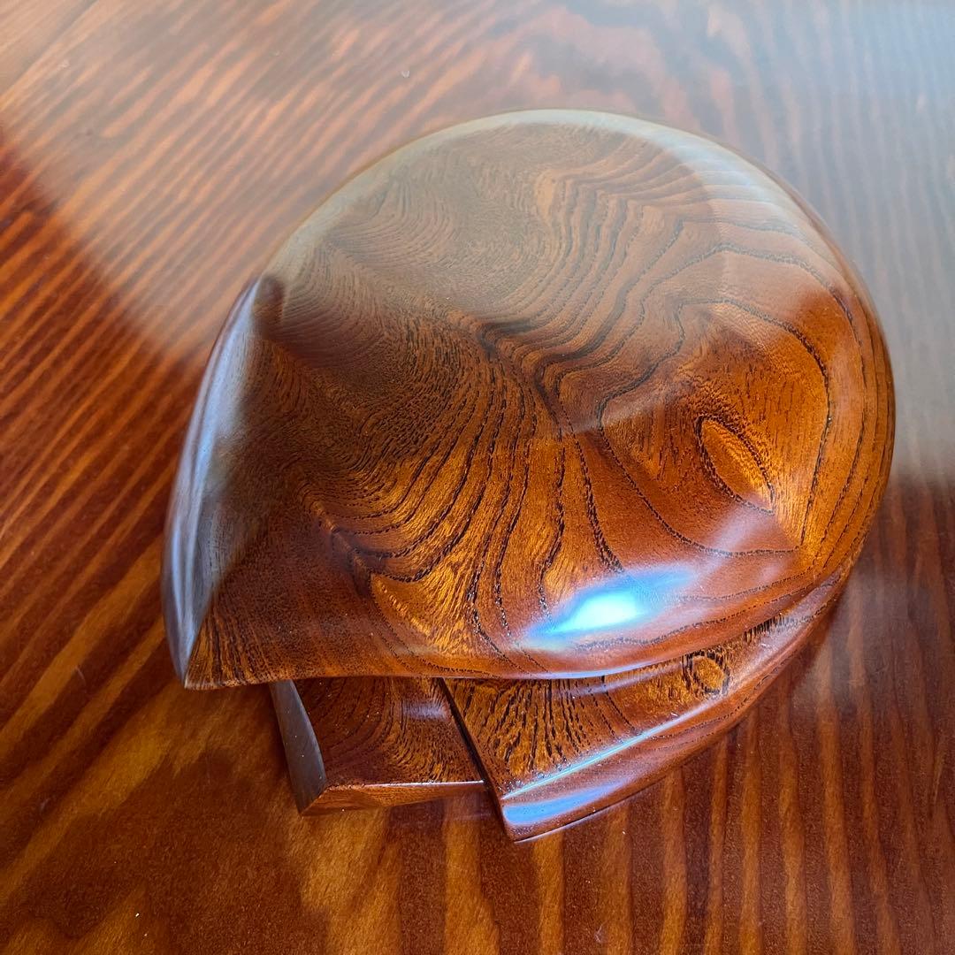 欅拭漆合子 香合 小物入れ　木工芸　伝統工芸