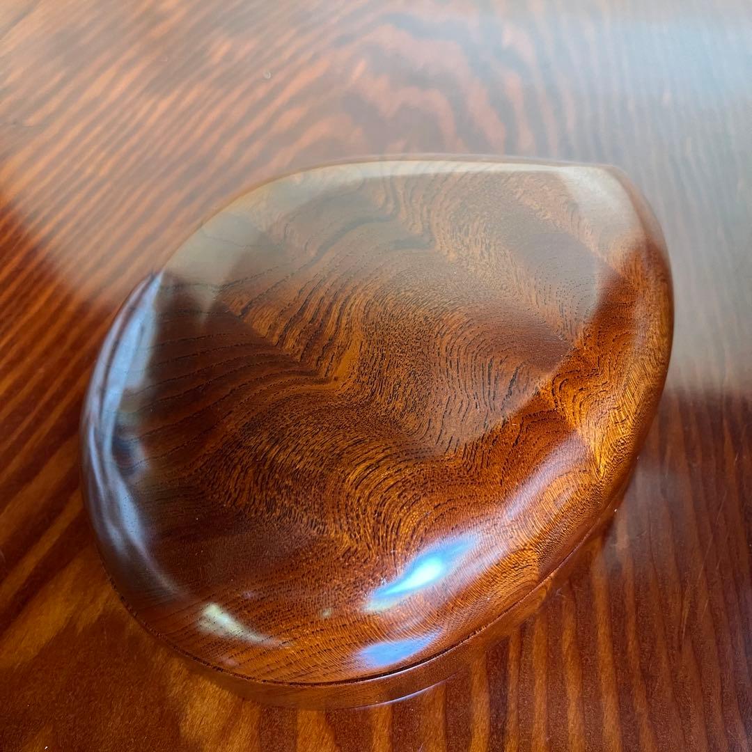 欅拭漆合子 香合 小物入れ　木工芸　伝統工芸