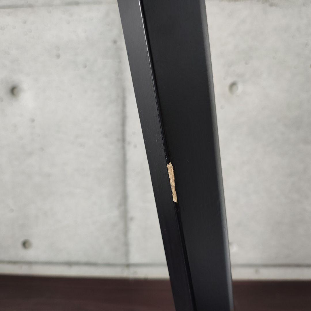 【発送1月中旬〜】IKEA リーサボー黒 ラウンドダイニングテーブル