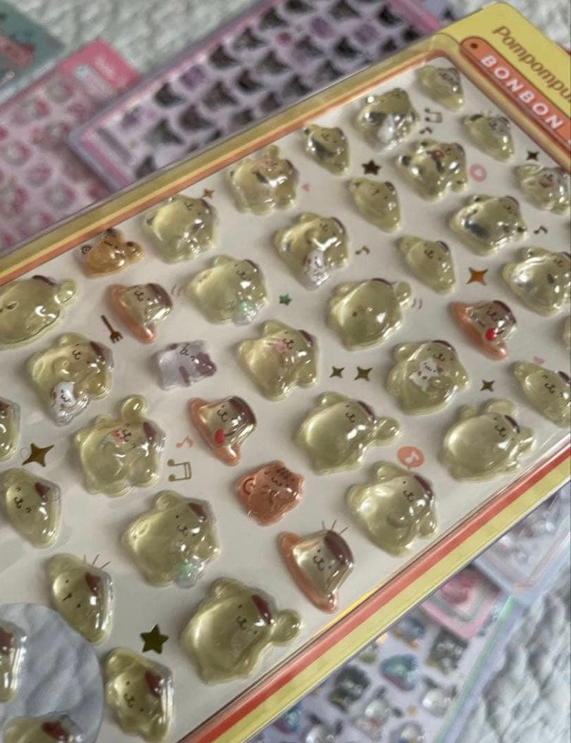 サンリオボンボンドロップシールミニ　8枚　コンプリート　正規品　クロミボンドロ