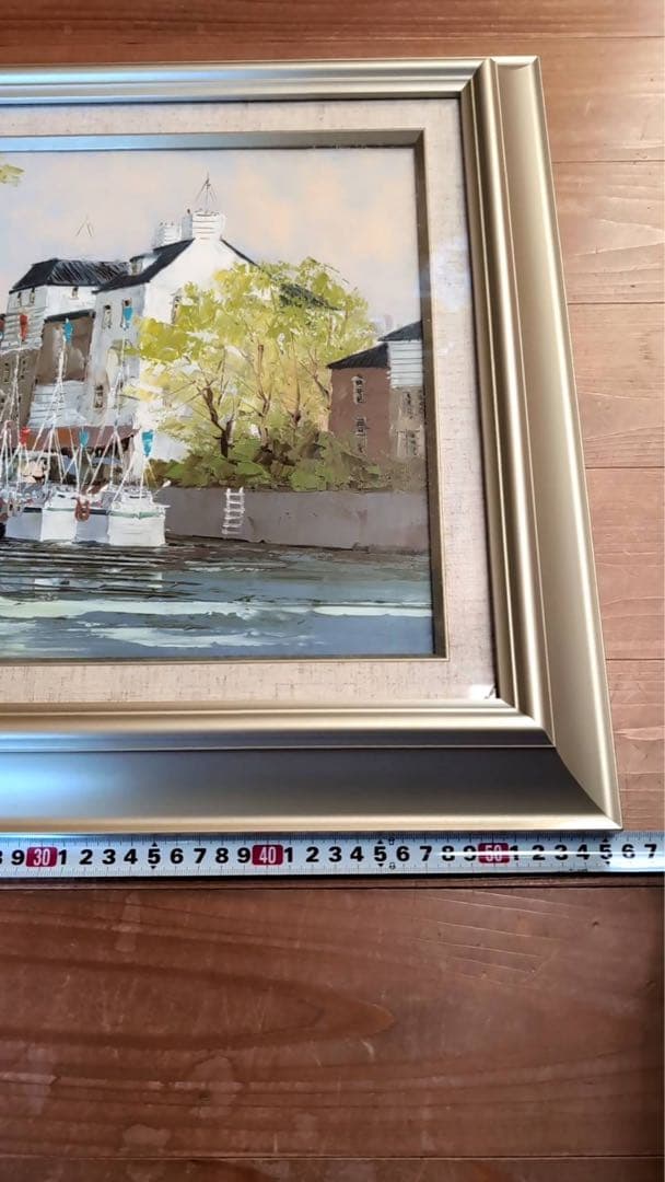 黒澤久　運河の風景