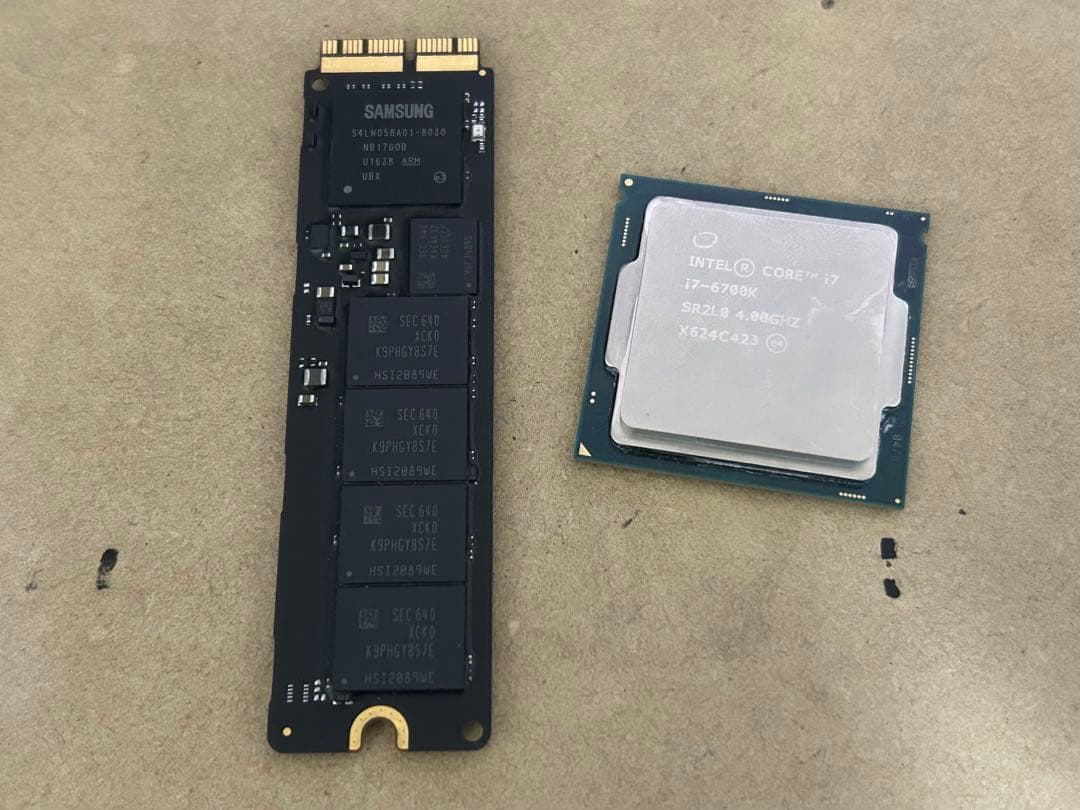 CPU Intel Core i7-6700K CPU MZ-JPV512S 512GB