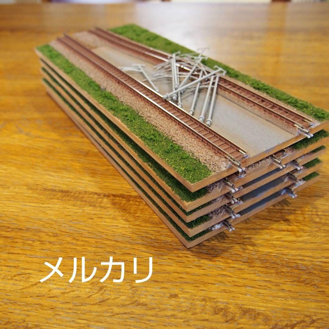 ネコ寿司　TOMIX「駅モジュールセット(島式)」 鉄道模型ジオラマ