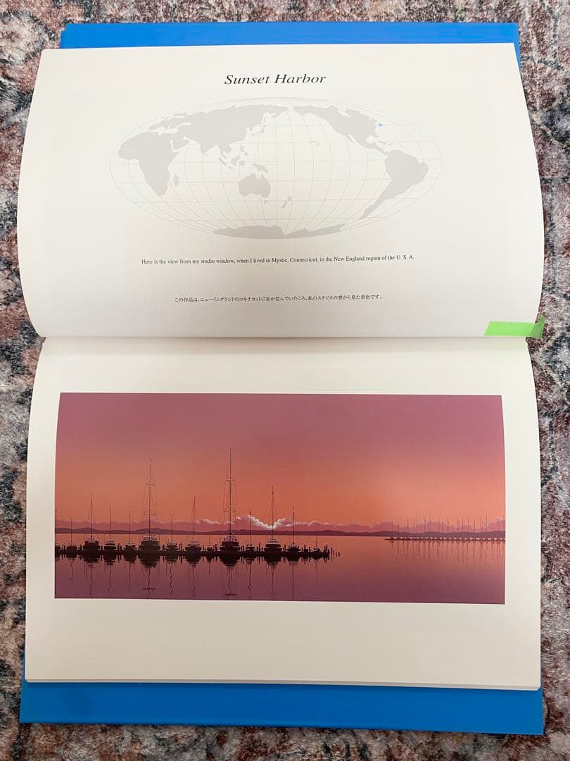 キース・レイノルズ リトグラフ サンセットハーバー