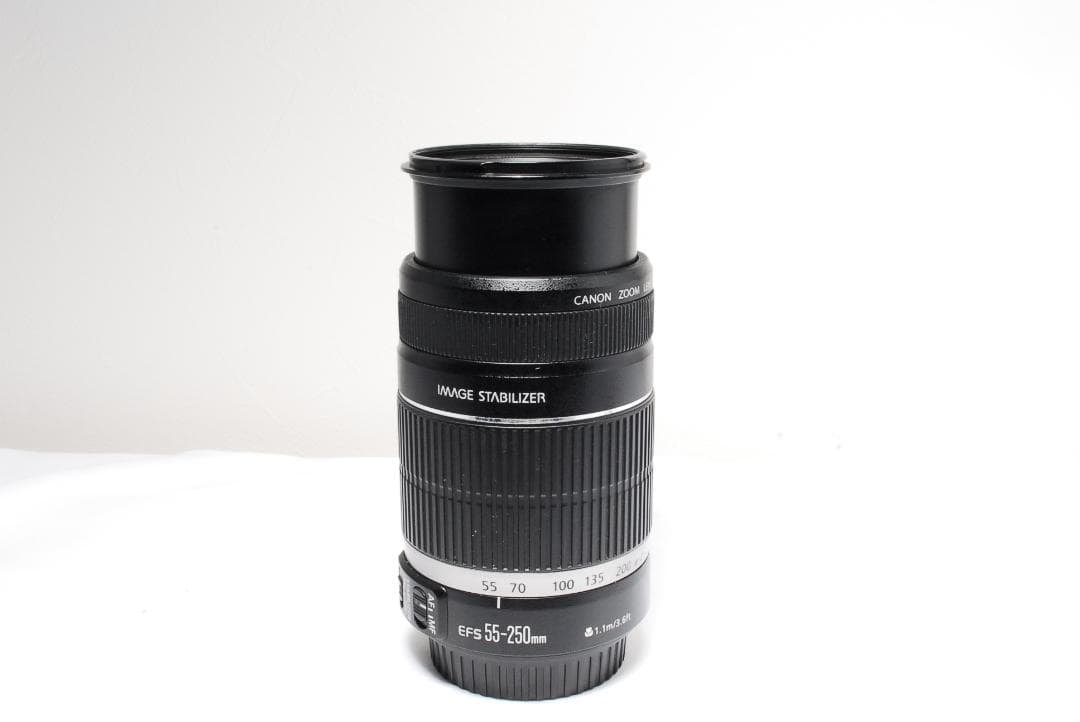 お手軽✨キャノン EF-S 55-250mm IS 手ブレ補正 望遠レンズ