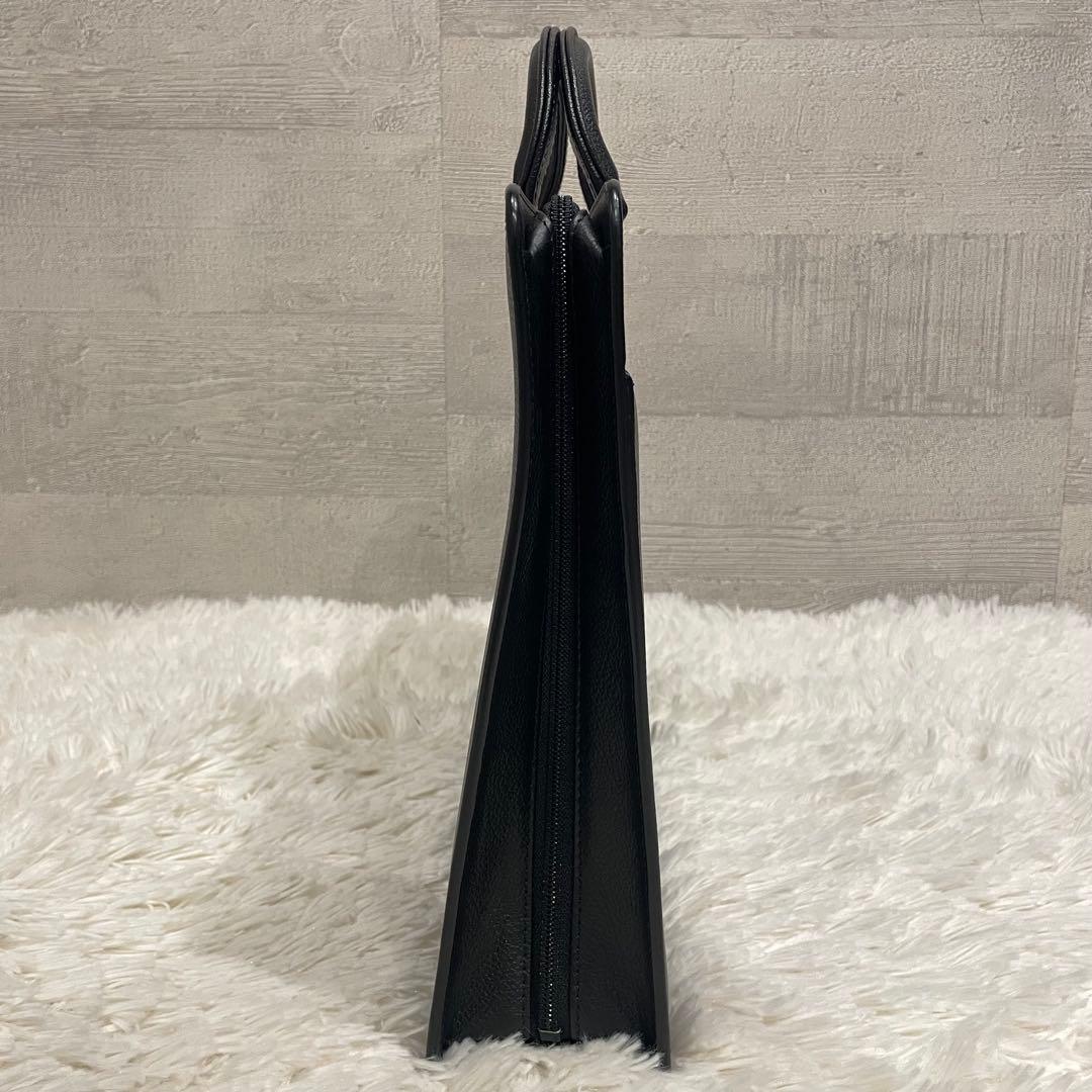 最高級 ランバン 自立型 ブリーフケース ビジネスバッグ A4 レザー メンズ