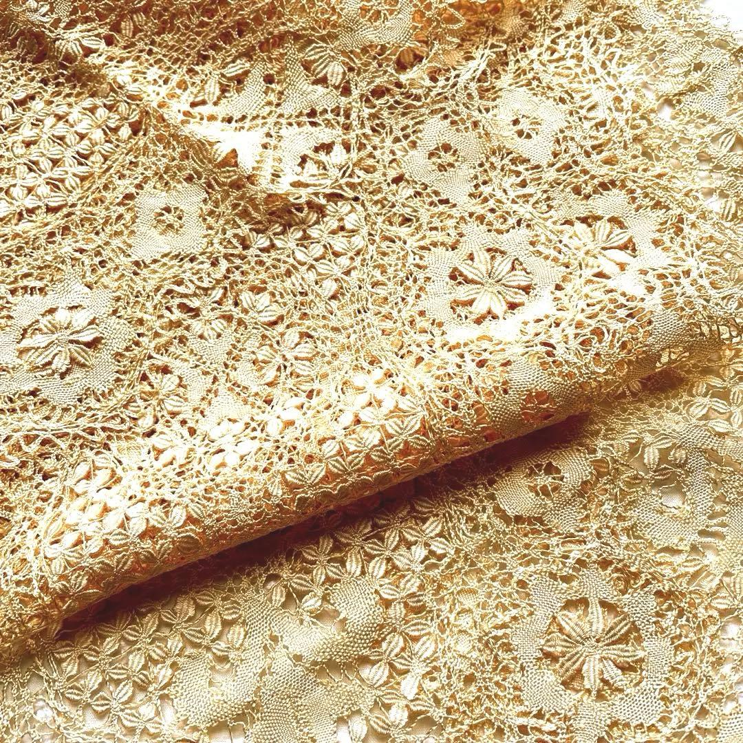 アンティーク マルチーズレース マルタボビン　シルクショール マルタ十字