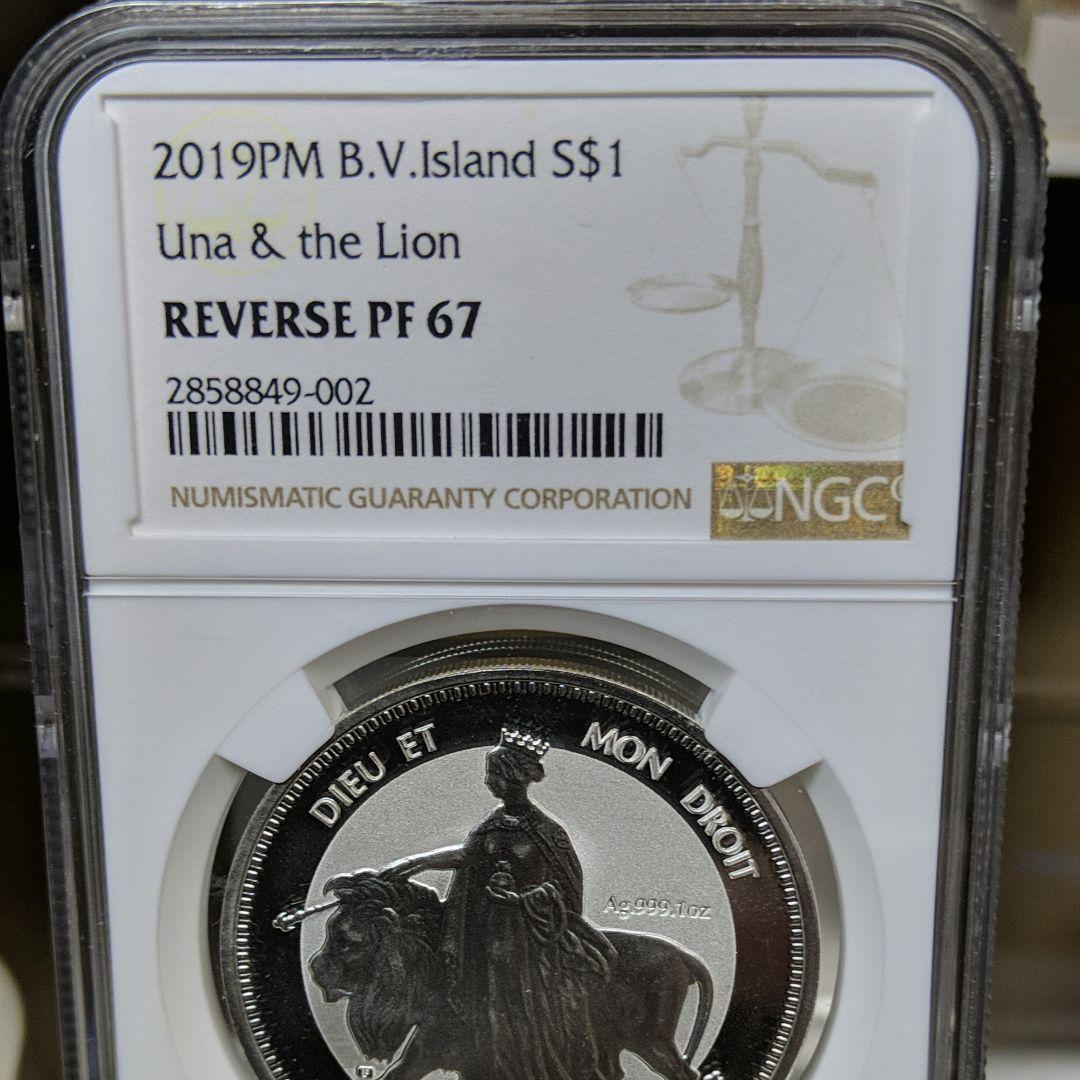 2019ウナ＆ライオン銀貨