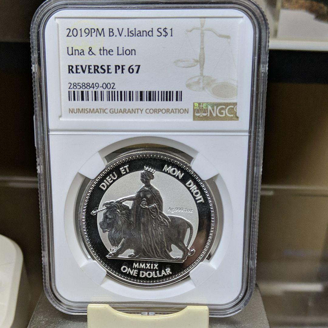 2019ウナ＆ライオン銀貨