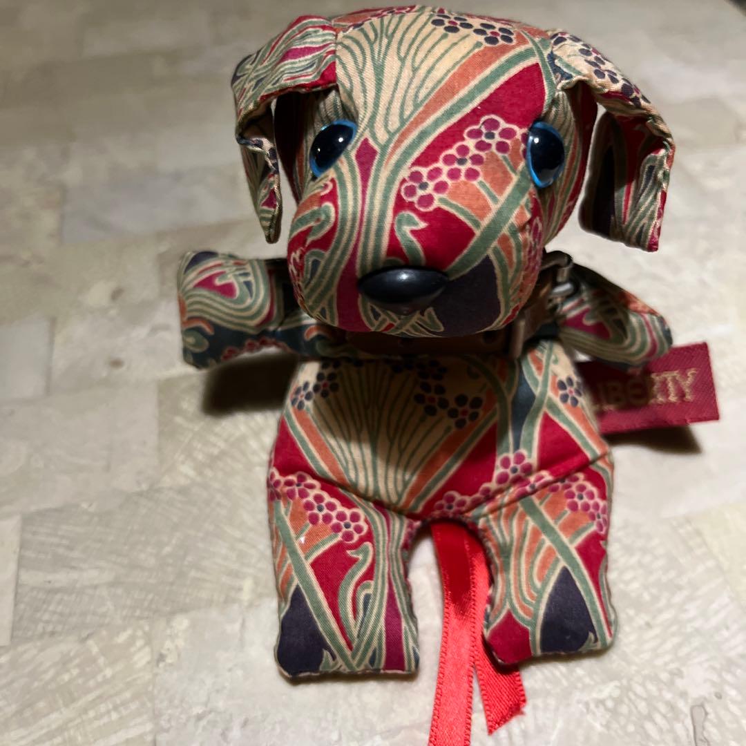 ハロッズ 限定　リバティ 犬　ぬいぐるみ